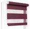 Fenster DEKOR - Rollos für Fenster Weinrot - Klemmfix Rollo ohne Bohren 120 x 35 cm - Doppelrollo mit einer breiten Auswahl an Größen und Farben - Blickdichte Rollos, einfach zu montieren