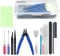 Spilay 16 Pcs Model Making Tools Kit, Hobby Building Model DIY Tool Basic Miniature Handmade Craft Tools Set for Dollhouse Miniature Building