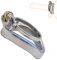 QgLust Edelstahl Chastity Cage Peniskäfig Keuschheitsgürtel Cockringe Klein Keuschheit SM extrem Sex Spielzeug für die Männer Keuschheitskäfig（Kleiner Ring 35 mm, Gebogener Ring 45 mm）