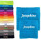 Pet-Jos 2er Pack Personalisiertes Handtuch und Badetuch mit Namen Schön gestickter Name Handbadetuch 100 % Baumwollhandtuch 50 x cm + 140 70 Personalized Custom Towel with (Türkis)