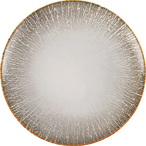 Hazel & Bos Juntos - Juego de platos (6 unidades, porcelana, 24 cm, para postres y desayunos)
