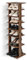 GIANTEX Schuhregal schmal und hoch, Schuhschrank Regal Holz 8 Ebenen, Schuhständer Schuhablage vertikal, Schuh-Organizer platzsparend, Holzregal Standregal Lagerregal freistehend (klein, Braun)