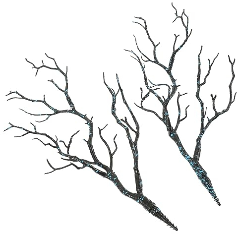 Garneck 2 Stücke Künstliche Stiele Zweige Getrocknete Baum Gefälschte Grünpflanzen Für Dekorative Party Szene Layout
