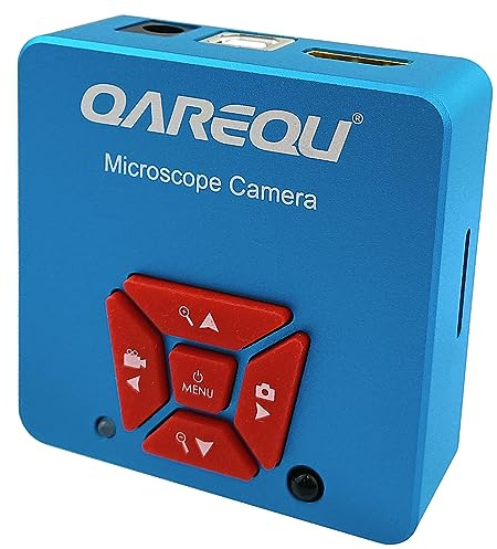 QAREQU Industrial Microscope Camera Stable Imaging for QC Labs Repair Long-time Inspection Operation
