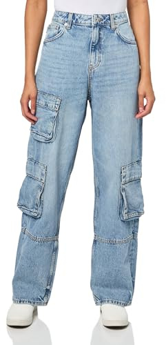 HUGO Damen Jeans Cargo Pocket Wide Leg Jean