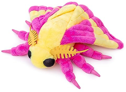 Tiny Heart Rosige Ahornmotte Stofftier Plüschtier 38cm/16” realistisches Rosige Ahornmotte Plüschtier Insekt schönes Tier niedliche und weiche Geschenke für Kinder Jungen und Mädchen Spielzeug Rose