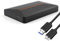 AMIUHOUN Caja de Disco Duro portátil USB 3.0 SATA2,5 para portátil, Disco Duro Externo para/OS/Linux, Color Negro, Duradero, fácil instalación, fácil de Usar