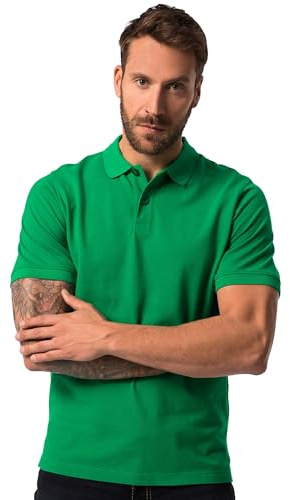 JP 1880 Herren große Größen Übergrößen Menswear L-8XL Poloshirt, Basic, Halbarm, Piqué gün 3XL 702560456-3XL