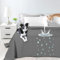 Byour3 – SUPER wasserdichte Tagesdecke Baumwolle Fleckenbeständig Doppel Bettschutz Einzelbett Queen Size Anti-Tierhaar Anti-Schimmel Katzen Hunde Haustiere Kinder Waschbare (Stahlgrau, Queen Size)