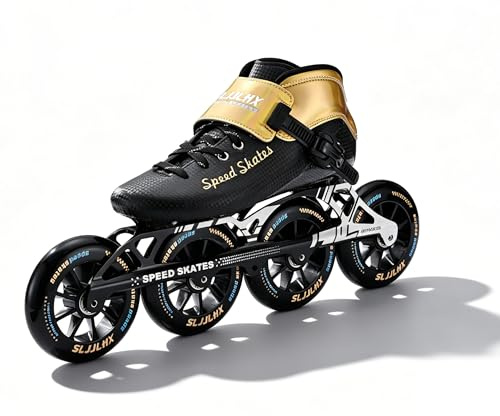 SLJJLHX Inline Skates for Men and Women,Professional Fitness Inline Speed Skates Adult, High Performance Racing Skates, Unisex