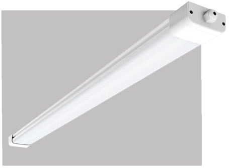 ANTENLICHT LED Feuchtraumleuchte 150CM mit 45W 4950Lumen in Neutralweiß 4000K, Ultraslim Deckenleucht Wasserfest IP65 Verknüpfbar - Kellerleuchte, Wannenleuchte für Büro Keller Garage und Feuchtraum
