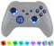 eXtremeRate DTF LED Tasten V2 Kit für Xbox Series X/S Controller, RGB LED Flexkabel&Ersatz Leucht Knöpfe D-Pad/Touchpad/Face Button/Thumbsticks Zubehör für Xbox Core Controller Model 1914-Schwarz