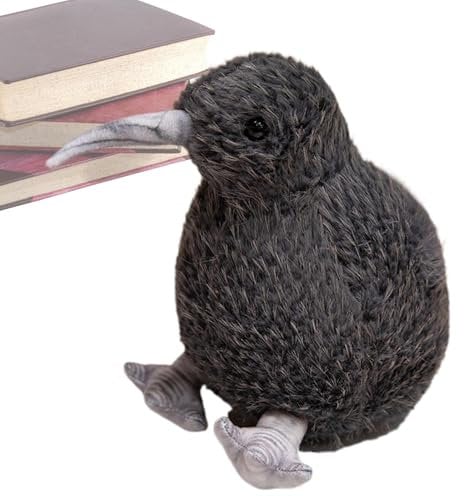 Générique Kiwi Bird Doll - Plüschtier Kiwi Plane Toy - Weiches Vogelspielzeug Süß Realistische Plüschpuppe Kiwi Plüschtier für Mädchen, , Ornithologen wie z.B