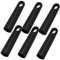 CIYODO 6Pcs Broom Handle Grip Replacement Enhanced Control Comfort for Sweeping Compatible with Mop Rods Black Cleaning Accessories for Effortless Household Chores