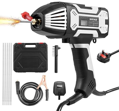 Handheld Elektroden Schweißgerät– IGBT Handschweißgerät Lichtbogenschweißgeräte 220V/3000W Tragbarer Kompakt-Schweißer für KFZ-Reparatur,ARC-Funktion&Überhitzungsschutz 3/32-1/8-Zoll SchweißEn
