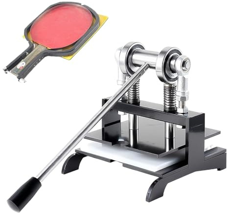 Table Tennis Racket Rubber Cutting Machine - Double Roller Bearing Edge Cutter for Precision Pasting of Ping Pong Bat Leather