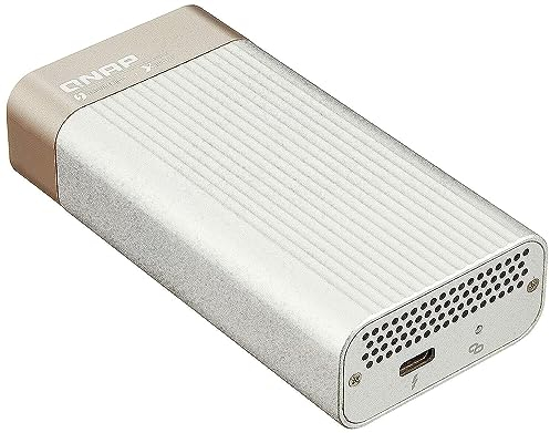 QNAP Thunderbolt 3 auf 10GbE SFP+ Adapter, Busbetrieben, 2,7 x 5,6 x 11,2 cm