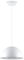 LED Universum Pendelleuchte Jada Weiß Ø30cm x 125cm, E27 Fassung, max. 40W, Hängelampe, Hängeleuchte, Deckenlampe, Wohnzimmerleuchte, Kinderzimmerlampe, Metall