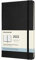 Moleskine Monatskalender 2022, 12 Monate Monatsnotizkalender, Notizbuch mit Festem Einband, Format Groβ 13 x 21 cm, Farbe Schwarz, 128 Seiten