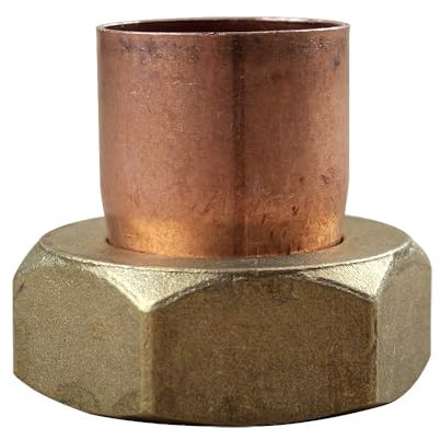 IBP Bänninger - Raccord Cuivre à souder - Douille droite écrou prisonnier 359 GCL Femelle 11/4(33/42) - Tube Cuivre Ø28