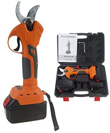 Forbici elettriche cesoia per potatura, Electric potatore tagliarami Taglio a batteria alimentato a batteria con 2 batterie al litio di riserva, diametro di taglio 30 mm (Size : 2 * 2000mAh battery)