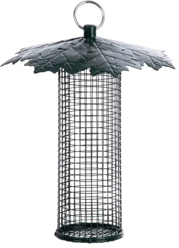 Silo Nussspender mit Sonnendach – Durchmesser 18,5 cm x Höhe 22,5 cm – Grün