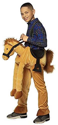 B88080 braun Kinder Junge Mädchen Pferd Kostüm Plüsch-Reittier Reitpferd Horse
