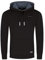DENIMFY Hoodie Herren Regular Fit DFBenno Kapuzenpullover Pullover Schwarz L, Größe:L, Farben:Black (64000)