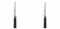 Chef Aid 20cm Stainless Steel Filleting Knife with Soft Grip Handle,Black (Pack of 2)