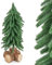 KOMFOTTEU 40 cm künstlicher Weihnachtsbaum Mini, Tisch Christbaum mit Massivholzsockel & 200 Zweigspitzen, Tannenbaum klein für Tische, Weihnachtsdekoration Grün