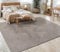 Paco Home Teppich Wohnzimmer Schlafzimmer Kurzflor Skandinavisches Boho Muster Geometrisch Rauten Motiv Einfarbig Weich Modern, Grösse:200x280 cm, Farbe:Grau 5