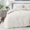 Bare Home Premium King Size Duvet Cover Set - Ultra-Soft, Lightweight, Cooling - Includes 2 Pillowcases (Cream)