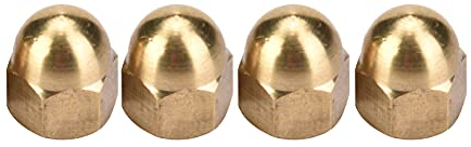 Tuerca Ciega de Latón Sonew, Tuerca Hexagonal de Bellota, Tuerca Ciega de Cúpula, Tuerca Ciega, Tuerca Hexagonal de Latón, Juego de Tuercas Hexagonales, Sujetadores para