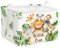 Clastyle Tropisches Tier Kinder Wäschekorb mit Henkel Faltbar Kleidung Spielzeug Aufbewahrungskorb Jungen Mädchen Aufbewahrungsbox für Babyzimmer Bad, Wild Löwe, 40 * 30 * 30 cm