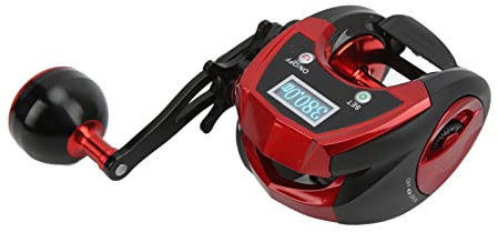 LCD Digital Display Baitcasting Reel 18 1BB Max Drag 18 KG Elektrisches Zählen Angelrolle (zweite Generation digitales Display Wassertropfenrad #12)