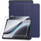 Heioloo Funda para oneplus Pad 2/OPPO Pad 3 Pro Protectora Carcasa con Auto-Sueño/Estela, + [1 Piezas] Templado Protector de Pantalla [PU Cuero] [Ultradelgada Carcasa] [Función de Soporte] Azul
