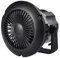 Avilia - Mini Ventilatore Portatile Ricaricabile USB e Solare con Batteria 25h, LED 4 Modalità e Gancio, Ventilatore Piccolo da Campeggio per Auto, Gazebo, Spiaggia e Outdoor