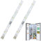HELION 2Pcs LED Fridge Strip Light for RONGSHENG/HISENSE, 16x1cm Refrigerator Top LED Lighting Strip E349766 MDDZ-162A 1629348 DC12V 2W