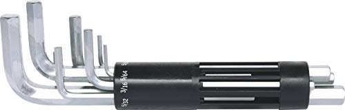 KS Tools 151.2070 3 in 1 Innen6kant-Winkelstiftschlüssel-Satz,8-tlg. Zoll | 151.2070, Winkelschraubendrehersatz