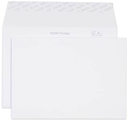 Elco 42886 Prestige Briefumschlag, C5, 120 g, weiß
