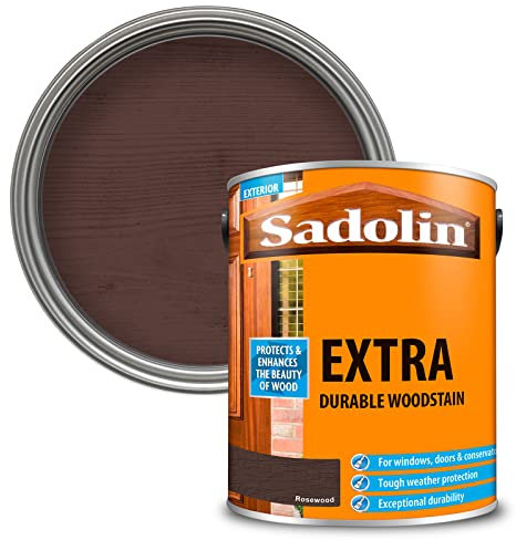 Sadolin EXTRA WOODSTAIN (YELLOW TIN) 5 litre - Rosewood