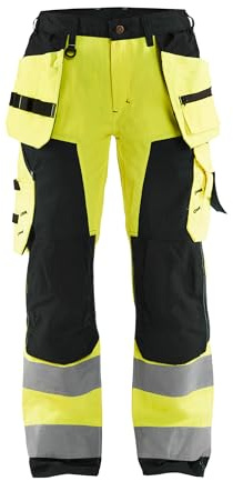 Blaklader 71561811 DAMEN-HOCHVISIERHOSE , gelb/ schwarz, grootte D23