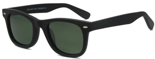 Small Square Polarized Sunglasses Men Women Sun Glasses Trendy Classic Shades UV400 Protection Boy Sunglasses for Teenager Matt Black