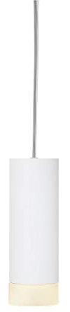 SLV Pendelleuchte ASTINA | Dimmbare Hängeleuchte, Hängelampe für Wohnzimmer, Bar, Esszimmer| Decken-Lampe in exklusivem Zylinder Design (Material Aluminium, GU10 Leuchtmittel, Weiß)