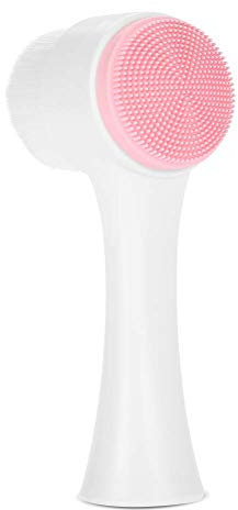 Brosse de Nettoyage Faciale éLectrique 3D,Brosse pour le Visage Avec TêTe de Massage en Silicone pour Nettoie la Peau en Profondeur Pour éLiminer les Points Noirs(#2)