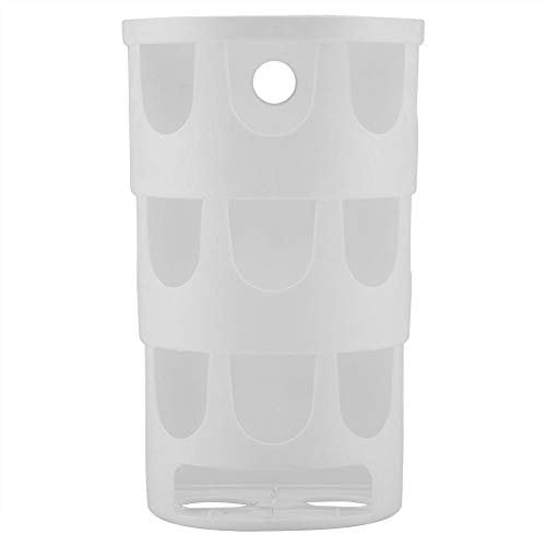eecoo Porta Sacchetti di Plastica, Porta Buste Plastica Cucina, Montaggio a parete, Utilizzato per riporre ordinatamente i sacchetti della spazzatura in plastica e le borse della spesa (Bianco)