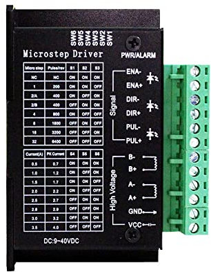 EASON Motore passo-passo Driver TB6600 4A DC9-42V 32 Suddivisione per Nema 17, 23 Serie Stepper Motor CNC Controller singolo Asse Hybrid MicroStepping