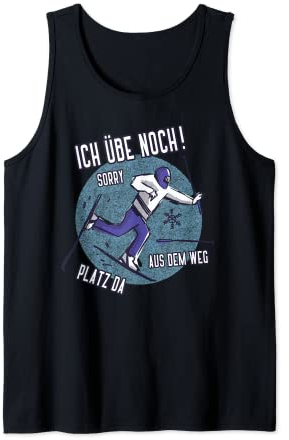 Herren Ski Papa Skifahren Anfänger Vater Skifahrer Tank Top