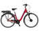 Fischer E-Bike City, CITA 1.0 Elektrofahrrad für Damen und Herren, RH 44 cm, Frontmotor 32 Nm, 36 V Akku, rot glänzend, 28 Zoll
