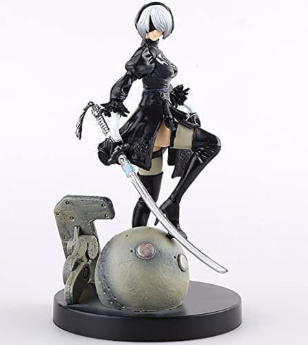 Eamily Bewegliche 15 cm neue PS4-Spiel-Anime-Figur NieR Automata YoRHa Nr. 2 Typ B 2B stehende Haltung schönes Mädchen Cartoon Spielzeug PVC Actionfigur